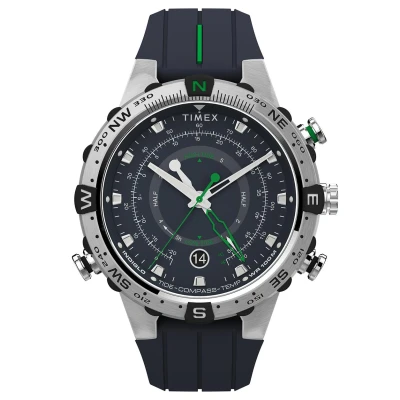 Image of Timex Men&#039;s Analogue Quartz Watch with Rubber Strap TW2V22100