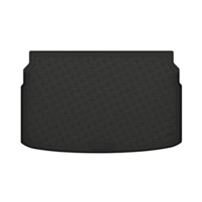 Image of TRAVALL Boot Liner for VW T Cross (2018+) [Lower Boot] Premium Tailored Fit Car Floor Mat Waterproof CargoMat Black Rubber Guard Dog Friendly All Weather Protector Custom Accessory