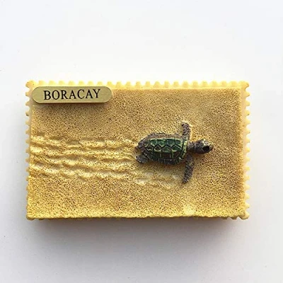 Image of Boracay Philippines 3D Fridge Magnet Travel Souvenir Gift Home Kitchen Decoration Magnetic Sticker, Refrigerator Collection