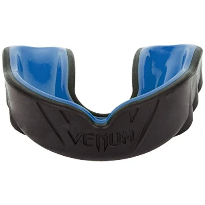 Image of Venum, Challenger Mouthguard, Unisex Adult, One Size, Black/Blue