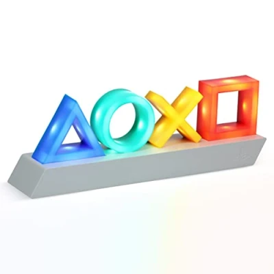Image of PlayStation Heritage Icon 3 Lighting Modes, Music Responsive Lamp for Game Room Decor Gifts and Merchandise