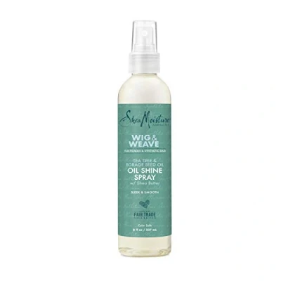Image of SheaMoisture WIG &amp; WEAVE TEA TREE BORAGE SEED OIL SHINE SPRAY