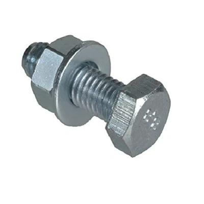 Image of M16 x 50mm Hex Bolt/Nut &amp; Washer Set (BZP) 10 Quantity