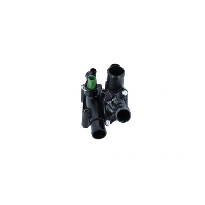 Image of 06A121111A Engine thermostat NRF 725340 100C with gaskets seal ring housing VOLKSWAGEN: Golf 4, 4 Variant, Bora Saloon