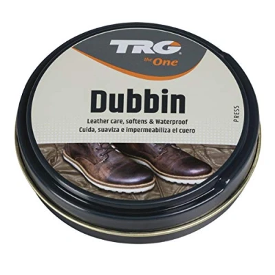 Image of TRG The One Dubbin Wax for oiled leather, Black, 125 ml