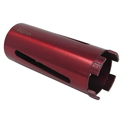 Image of 65mm 2.5&quot;&quot; Dry Diamond Drilling Core Drill Bit Turbo Segments for Brick &amp; Masonry