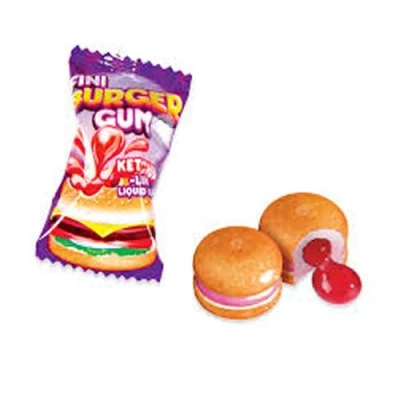 Image of Fini Bubble Gum Burgers Pack Of 25