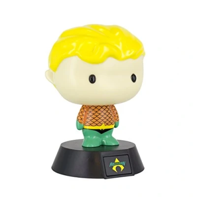 Image of Paladone Aquaman 3D Character Ideal Night Kids Bedrooms, Office and Home Figurine Pop Culture Lighting Merchandise, Multi Colour