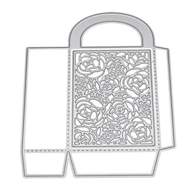 Image of YAPAILANG 3D Box Metal Cutting Dies Stencil Scrapbooking Album Stamp Paper Card Emboss
