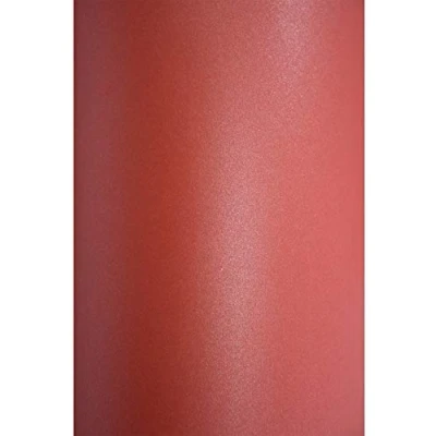 Image of Netuno 10x Pearlescent red Paper DIN A4 210x297mm 8.27x11.69 inches 120gsm 32lb Aster Metallic Ruby Double Sided Ideal for Inkjet Laser Printing Scrapbooking brochures cardmaking Flyers Crafting DIY