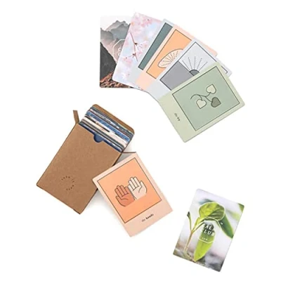 Image of Calm Club Self Care Tarot Cards Oracle &amp; Deck For Anxiety Relief Mindfulness Gifts Women Gratitude Journal Alternative Guide Positive Affirmation Spiritual