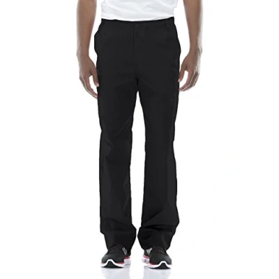 Image of Dickies Men&#039;s Pull On Pant with 7 Pockets Elastic Waistband Button Closure 81006, Black, 5X Large