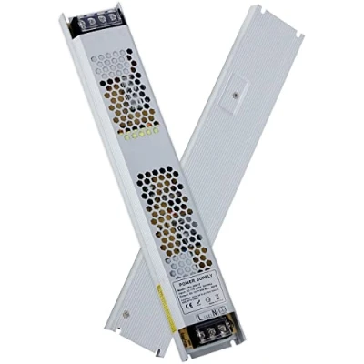 Image of VARICART LED Driver 12V 300W Ultra Slim Power Supply 25A, AC 240V to 12 Volt DC Transformer, Constant Voltage Switching PSU, Low Adaptor for Light Cabinet Strips