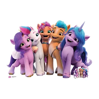 Image of Star Cutouts SC4240 My Little Pony Mini Group Cardboard Cut Out With