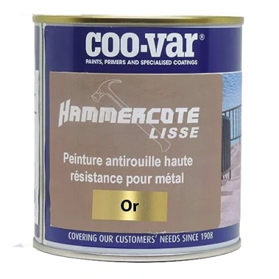 Image of Coo Var Smooth Anti Corrosion Paint for Metals Exterior and Interior Gold