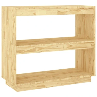Image of vidaXL Book Cabinet 80x35x71 cm Solid Pinewood