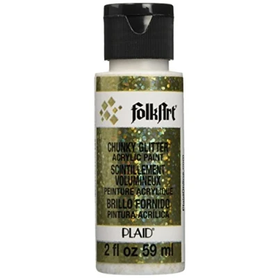 Image of Chunky Gold FolkArt Extreme Glitter 2oz