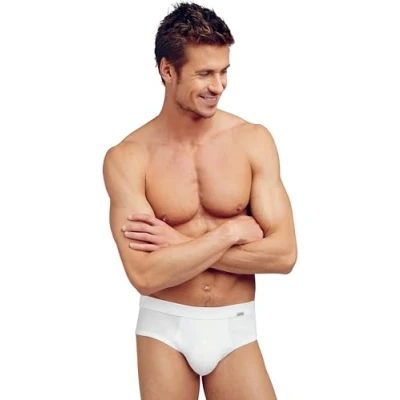 Image of Jockey® Luxury Cotton High Rise Brief, White, XL