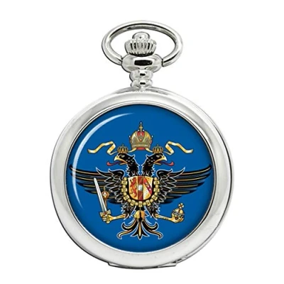Image of Giftshop UK 1st Queen’s Dragoon Guards, British Army Full Hunter Pocket Watch