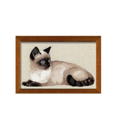 Image of Riolis Cross Stitch Kit 1066 Thai Cat