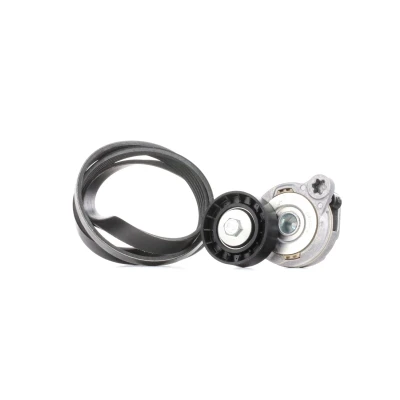 Image of 30757514, 31258381, 31330379, 31330870, 31330897 V ribbed belt set INA 529 0375 10 Check alternator freewheel clutch &amp; replace if necessary