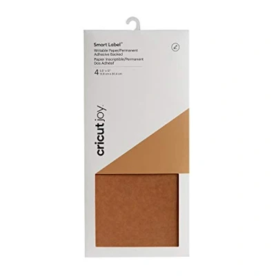 Image of Cricut Smart Label Writable Paper, Kraft Brown, Joy