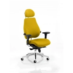 Image of Chiro Plus Ultimate with Headrest Bespoke Colour Senna Yellow