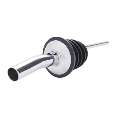 Image of Stainless Steel Fast Flow Pourers Pack of 12 Pourers, Spirit Pourer, Drinks Oil Bottle Pourer ...