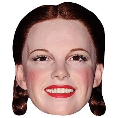 Image of Judy Garland (Smile) Celebrity Mask, Flat Card Face, Fancy Dress Mask