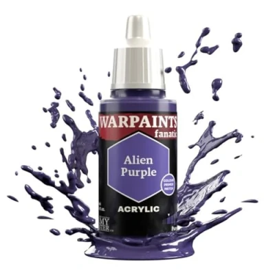 Image of The Army Painter Pinks &amp; Purples Warpaints Fanatic 18ml Acrylic Paints (Alien Purple)