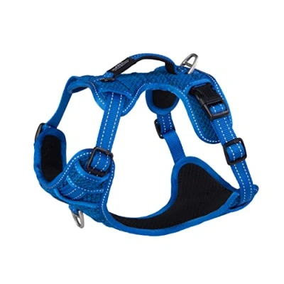 Image of Rogz Explore Padded Harness Blue Medium