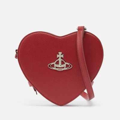 Image of Vivienne Westwood Louise Heart Faux Leather Crossbody Bag