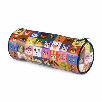 Image of Pyramid SM Entertainment Korea Nintendo: Animal Crossing Villager Squares Barrel (Portamatite), Multi Colour, Modern, Multicolored, Modern