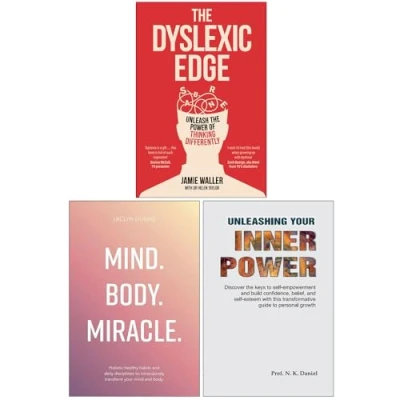 Image of The Dyslexic Edge, Mind Body Miracle &amp; Unleashing Your Inner Power 3 Books Collection Set