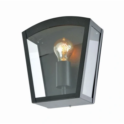 Image of Artemis Outdoor Wall Lantern Satin Black IP44