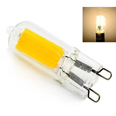 Image of 3x G9 Glass Mini LED 2.5 Watt COB Warm White Bulb Lamp Light
