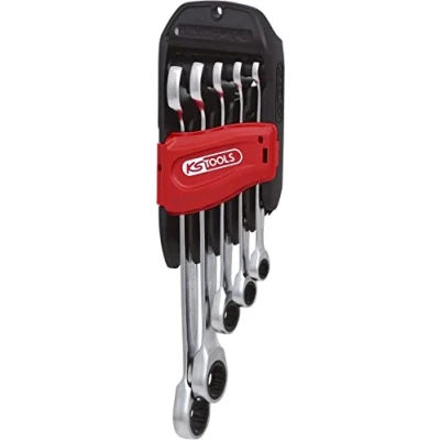 Image of KS Tools 503.4255 GEARplus Combination Ratcheting Spanner Set Offset