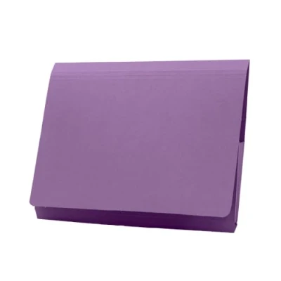 Image of Exacompta Guildhall Brief Size Pocket Wallet 14x10in Mauve (50 Pack)