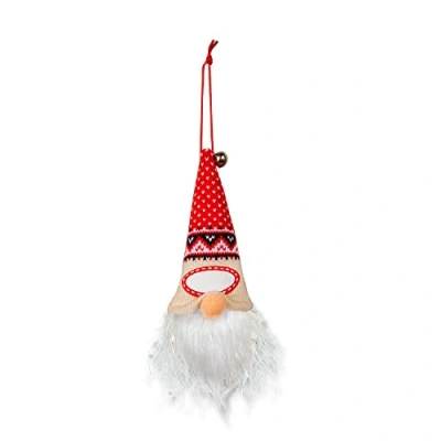 Image of History &amp; Heraldry Light Up Gonk Pre personalised Christmas Hanging Decoration Blank Red/White 269860001