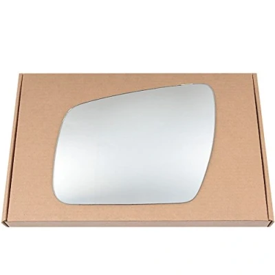 Image of Less4spares Wing Mirror Glass Left Compatible with Kia Soul 2009 2014 STICK ON Passenger Near Side Convex