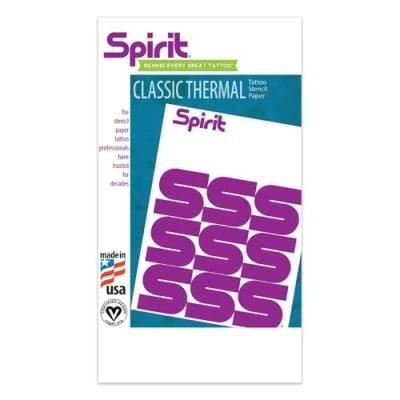 Image of Spirit Brand Tattoo Transfer Paper Freehand Thermal for Stencils by ReproFX (Thermal 8.5x14&quot;)