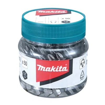 Image of Makita B 26509 50 Piece Screw Bits PZ2x50mm