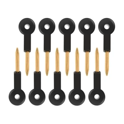Image of HANDLEZONE® Pack of 10 Universal Bolt Keys Security Rack Star Key for Mortice Door and Window Bolts, 80mm Length, 30mm Section