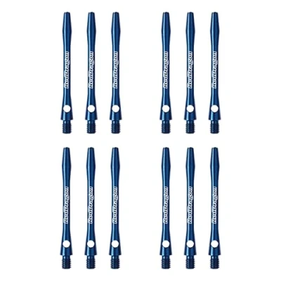 Image of RED DRAGON Laser Etched Aluminium Medium Blue Dart Stems 4 sets per pack (12 in total)