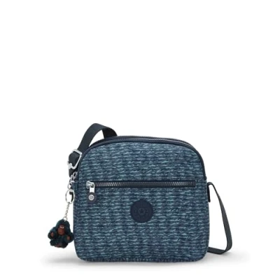 Image of Kipling Keefe Printed Crossbody Bag, Midnight Threads, 8.25&#039;&#039;L x 7.75&#039;&#039;H 5&#039;&#039;D