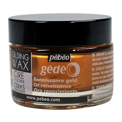 Image of GEDEO 766508 30 ml Gilding Wax, Renaissance Gold, 5.5 x 4.5 cm