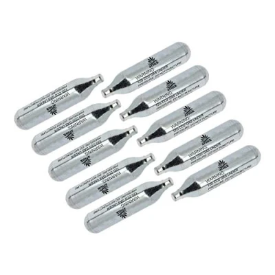 Image of ARSUK Green Gas Airsoft Airgun Pistol Rifle Grenade BB Gun Predator Powerlets Ultra 12gm Co2 Cartridges Capsules Blowback Propellant (Co2(12g) Pack of 10)