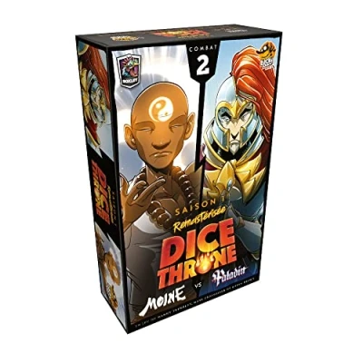 Image of Lucky Duck Games Dice Throne S1 Monk VS Paladin