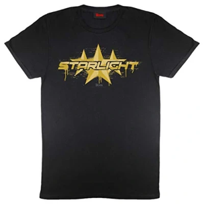 Image of The Boys Starlight Logo T Shirt, Adults, S 5XL, Black, Official Merchandise