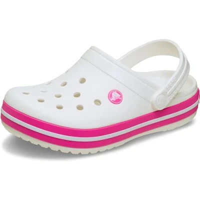 Image of Crocs Crocband Clog K girls&#039;s Children&#039;s Clogs (Shoes) in White